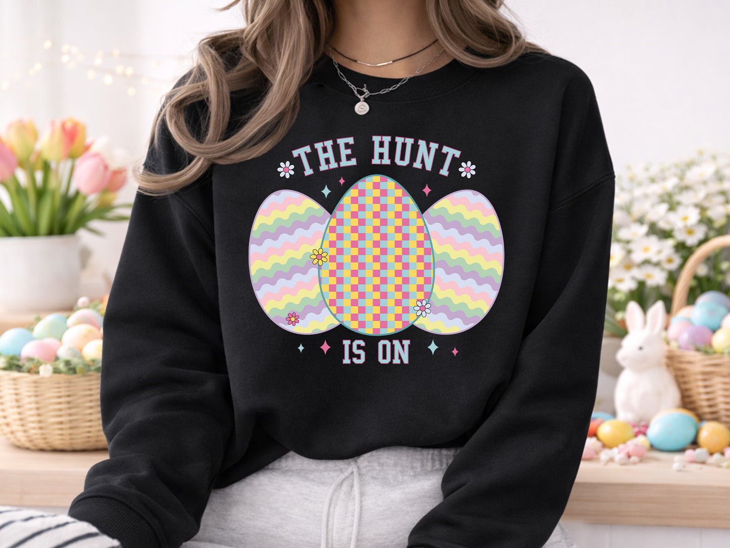 The Hunt is On, Preppy Easter Egg PNG