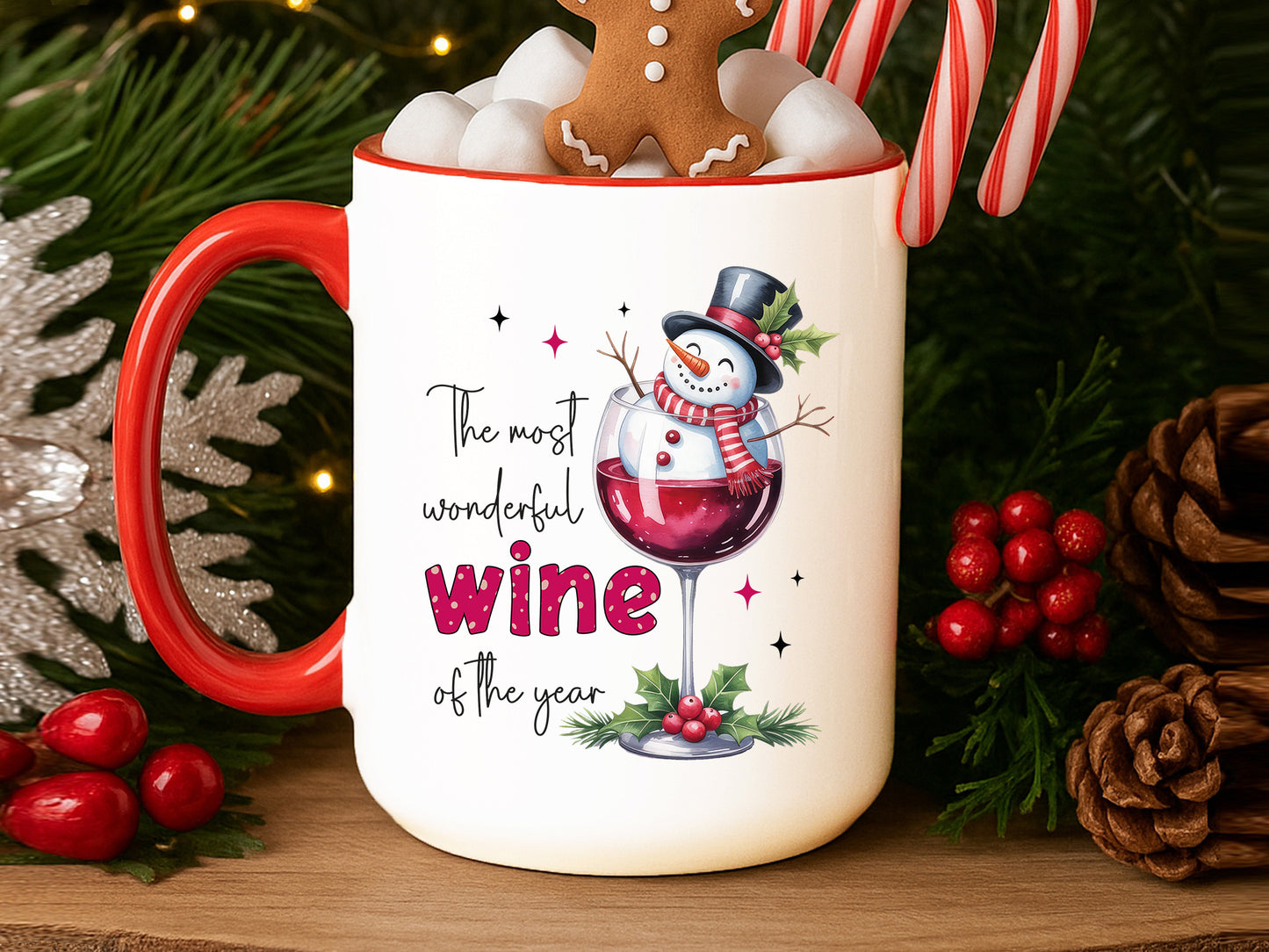 The Most Wonderful Wine of the Year, Christmas Snowman PNG