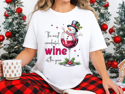 The Most Wonderful Wine of the Year, Christmas Snowman PNG
