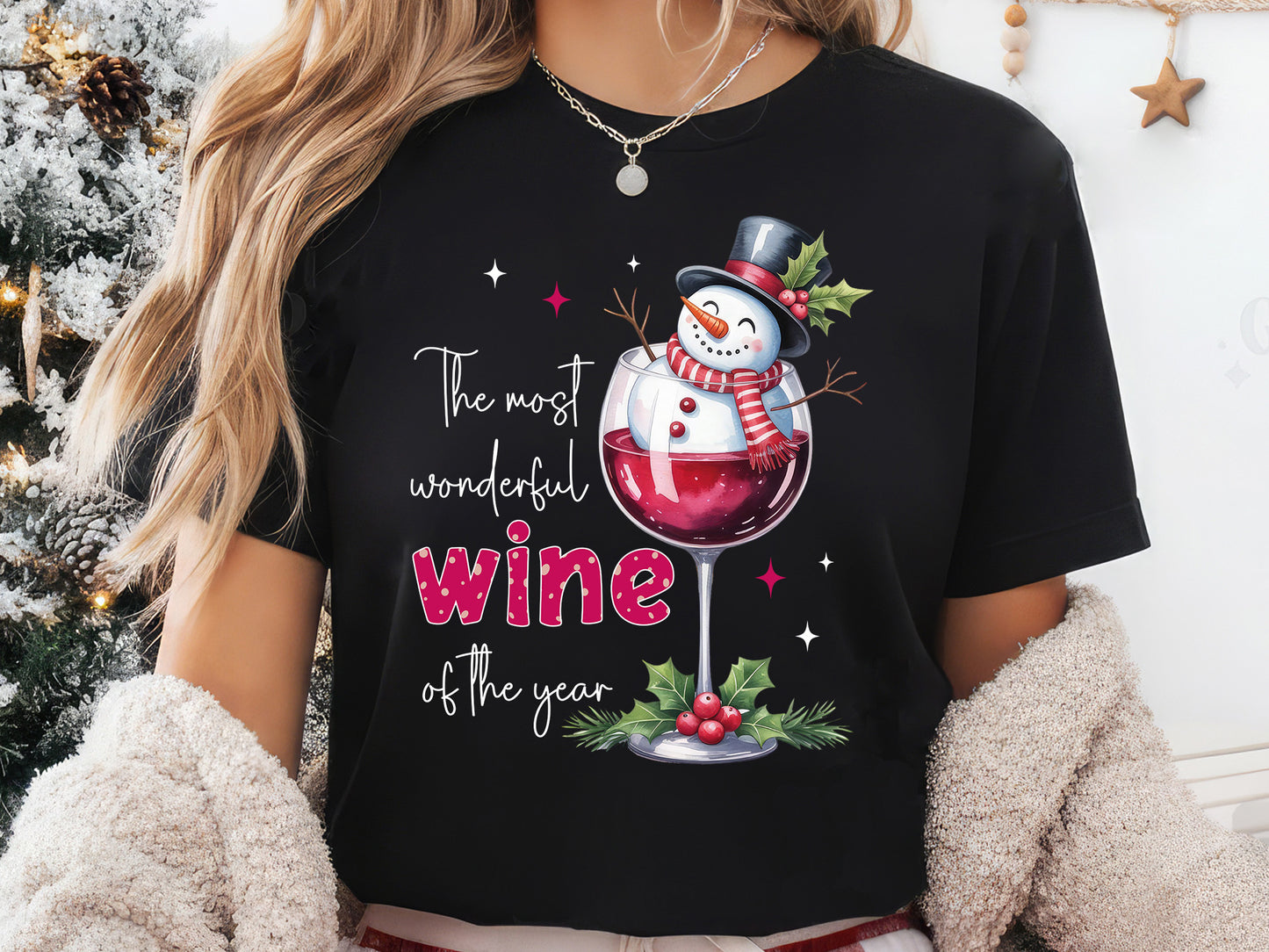 The Most Wonderful Wine of the Year, Christmas Snowman PNG