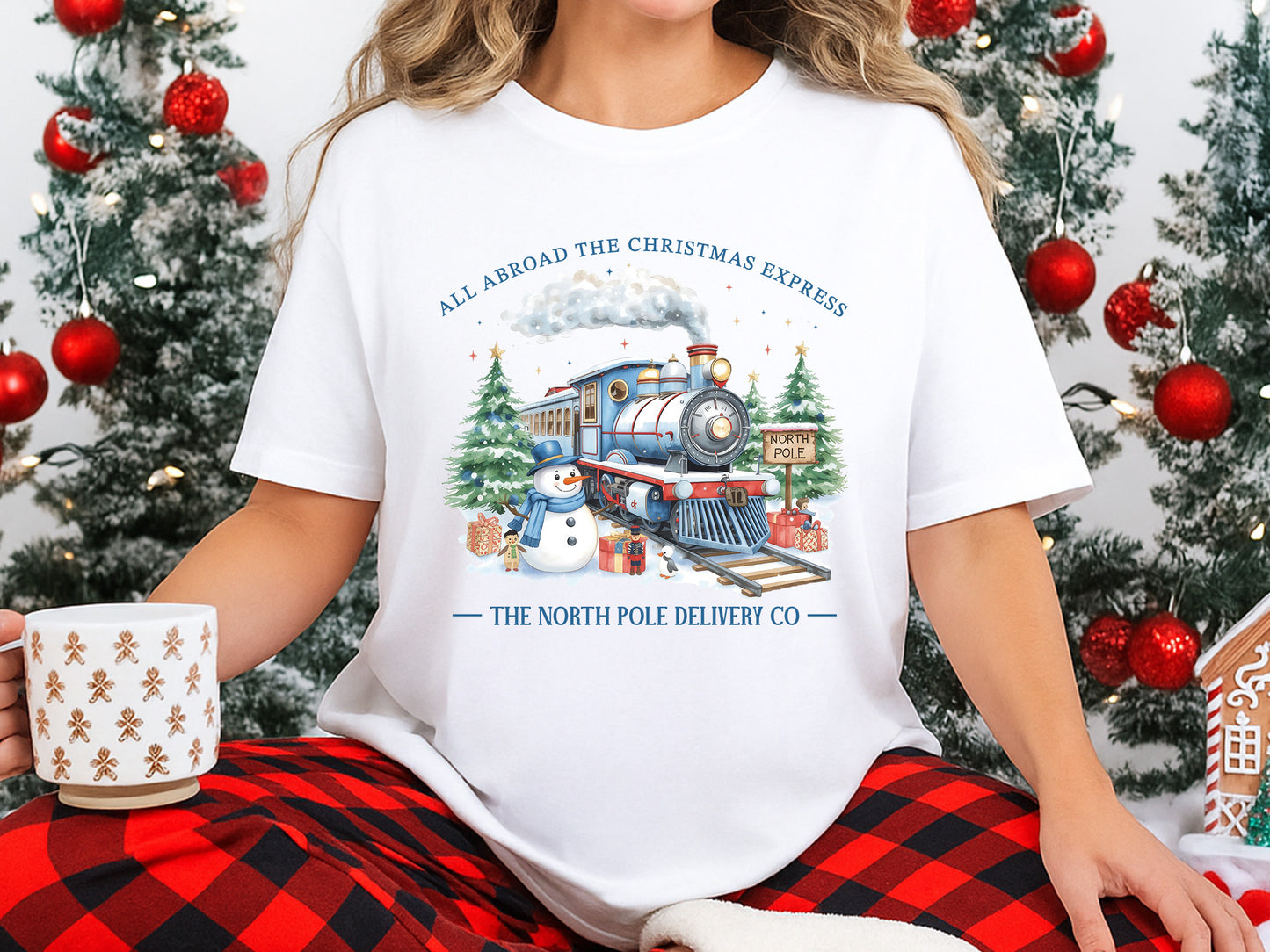 The North Pole Delivery Co, Christmas Snowman PNG