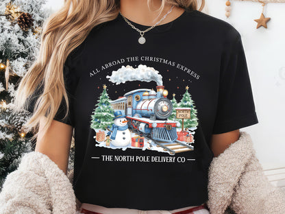 The North Pole Delivery Co, Christmas Snowman PNG