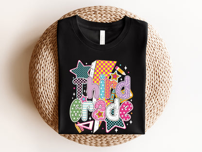 Third Grade, Preppy Back to School Sublimation