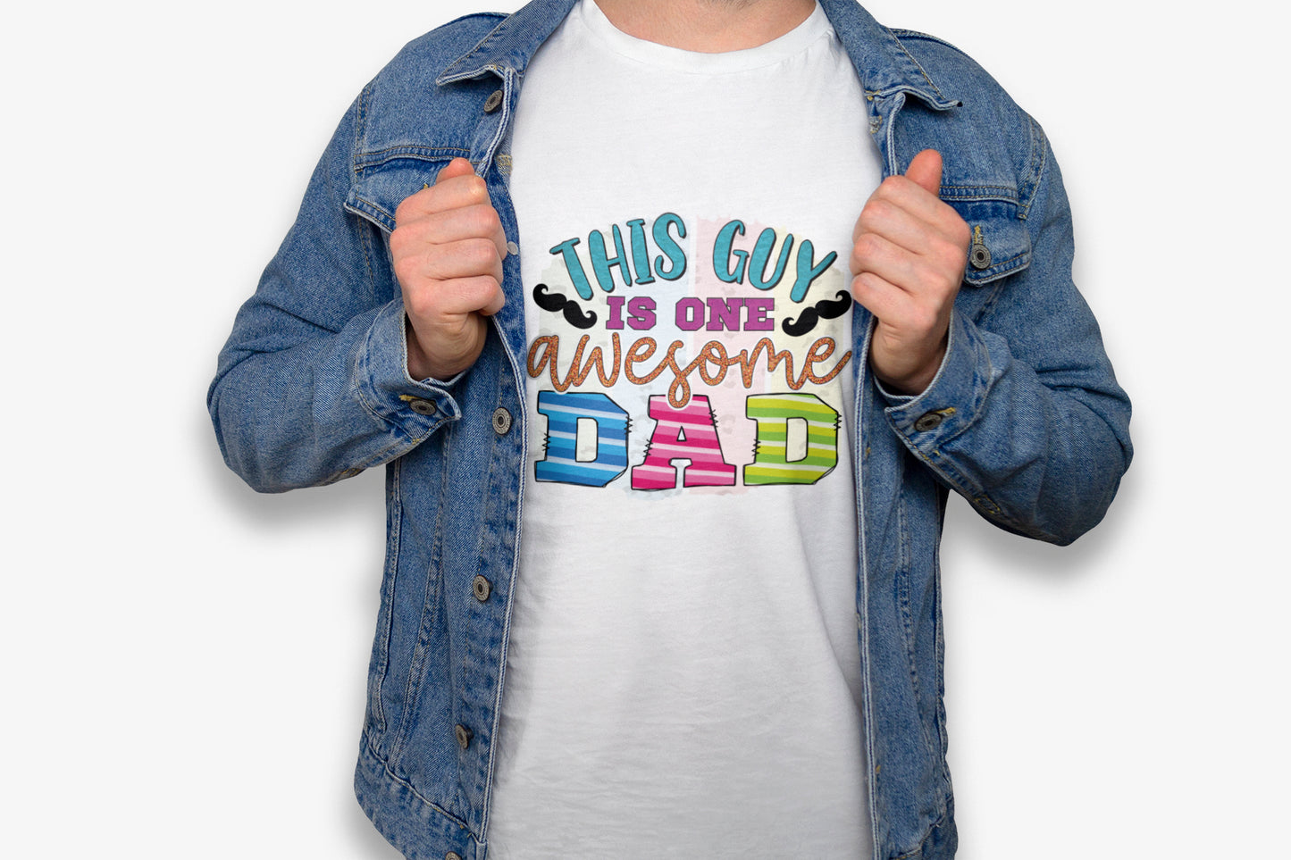This Guy is One Awesome Dad, Fathers Day PNG Sublimation