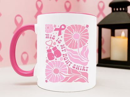This is My Fight Shirt - Floral Breast Cancer SVG