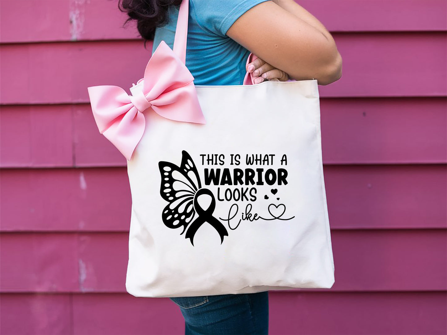 This is What A Warrior Looks Like - Breast Cancer Svg