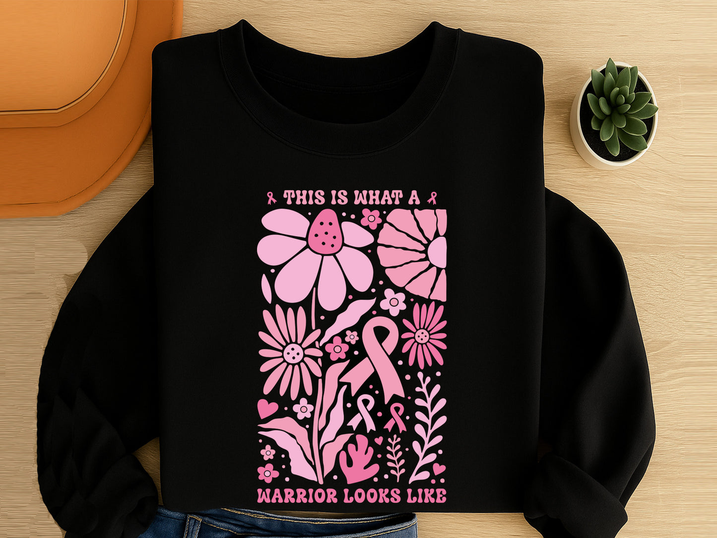 This is What A warrior Looks Like - Breast Cancer SVG