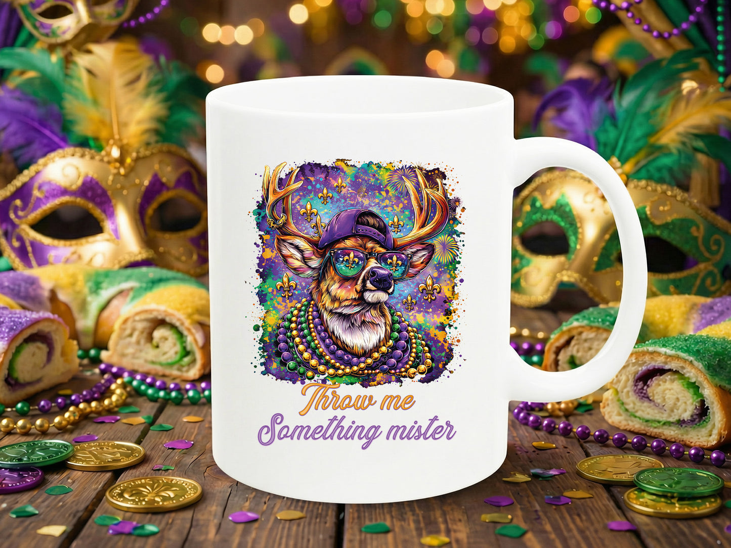 Throw Me Something Mister, Preppy Mardi Gras PNG
