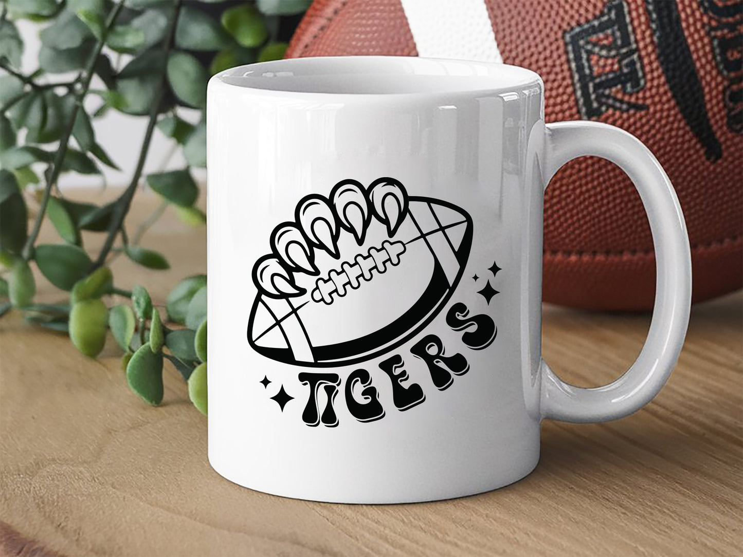 Tigers - Handcrafted Retro Football SVG