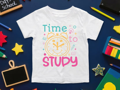 Time to Study, Back to School Shirt SVG