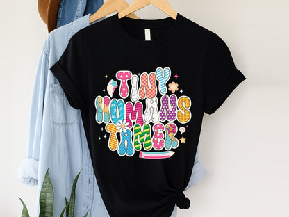 Tiny Human Tamer, Groovy Teacher PNG Sublimation
