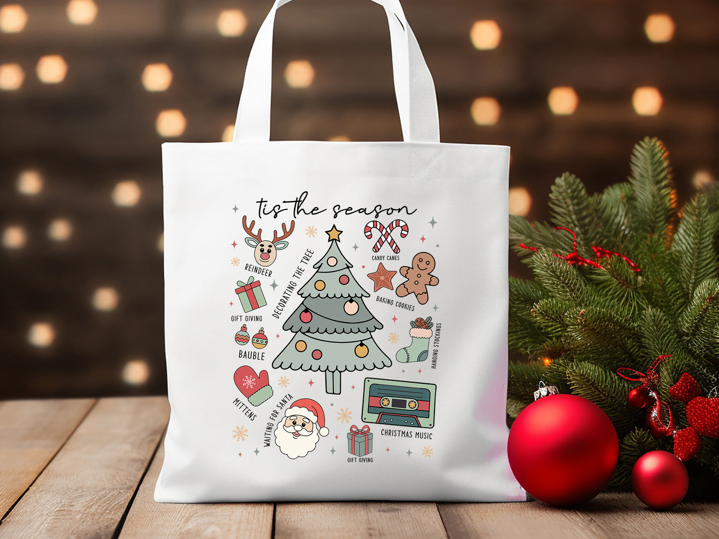 Tis the Season - Christmas Sublimation Print Design