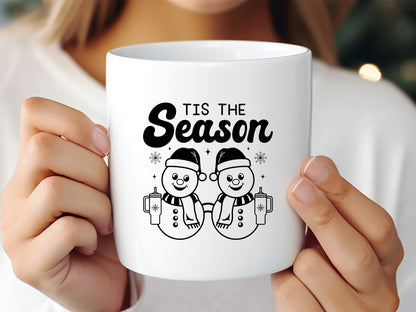 Tis the Season - Funny Snowman SVG Design