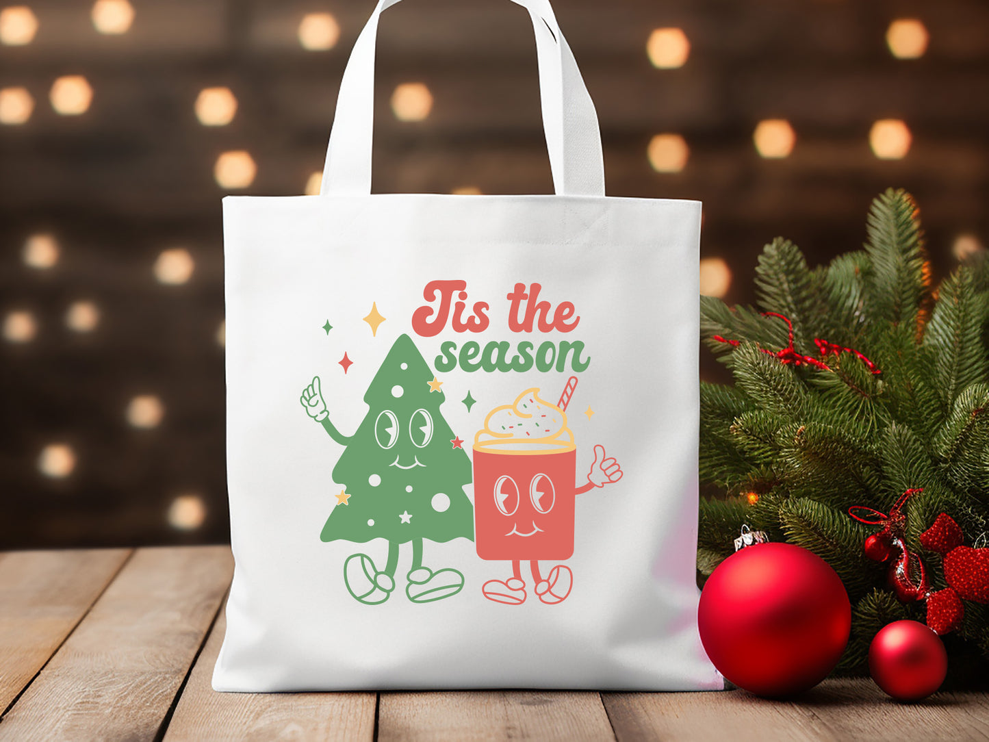 Tis the Season - Retro Christmas SVG Design