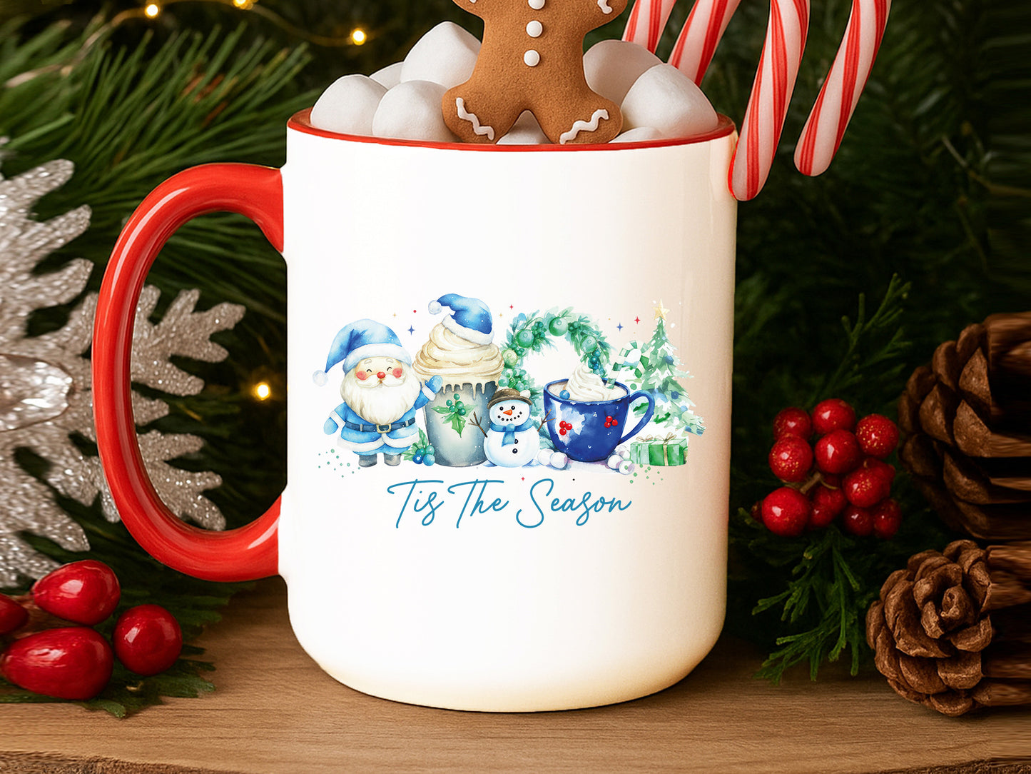 Tis the Season, Christmas Snowman Sublimation PNG
