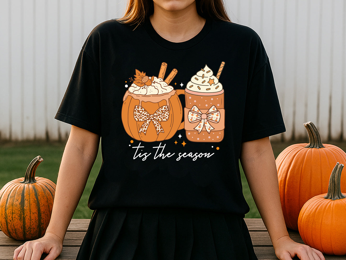Tis the Season, Coquette Fall Sublimation PNG