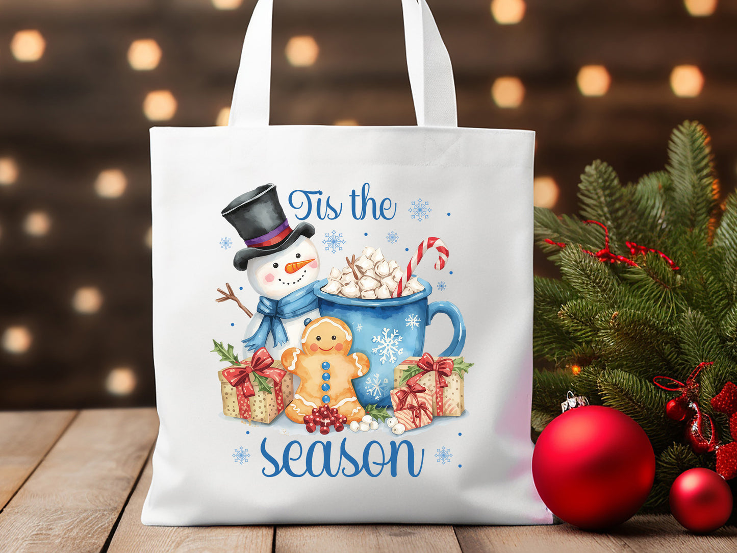 Tis the Season, Snowman Christmas Sublimation