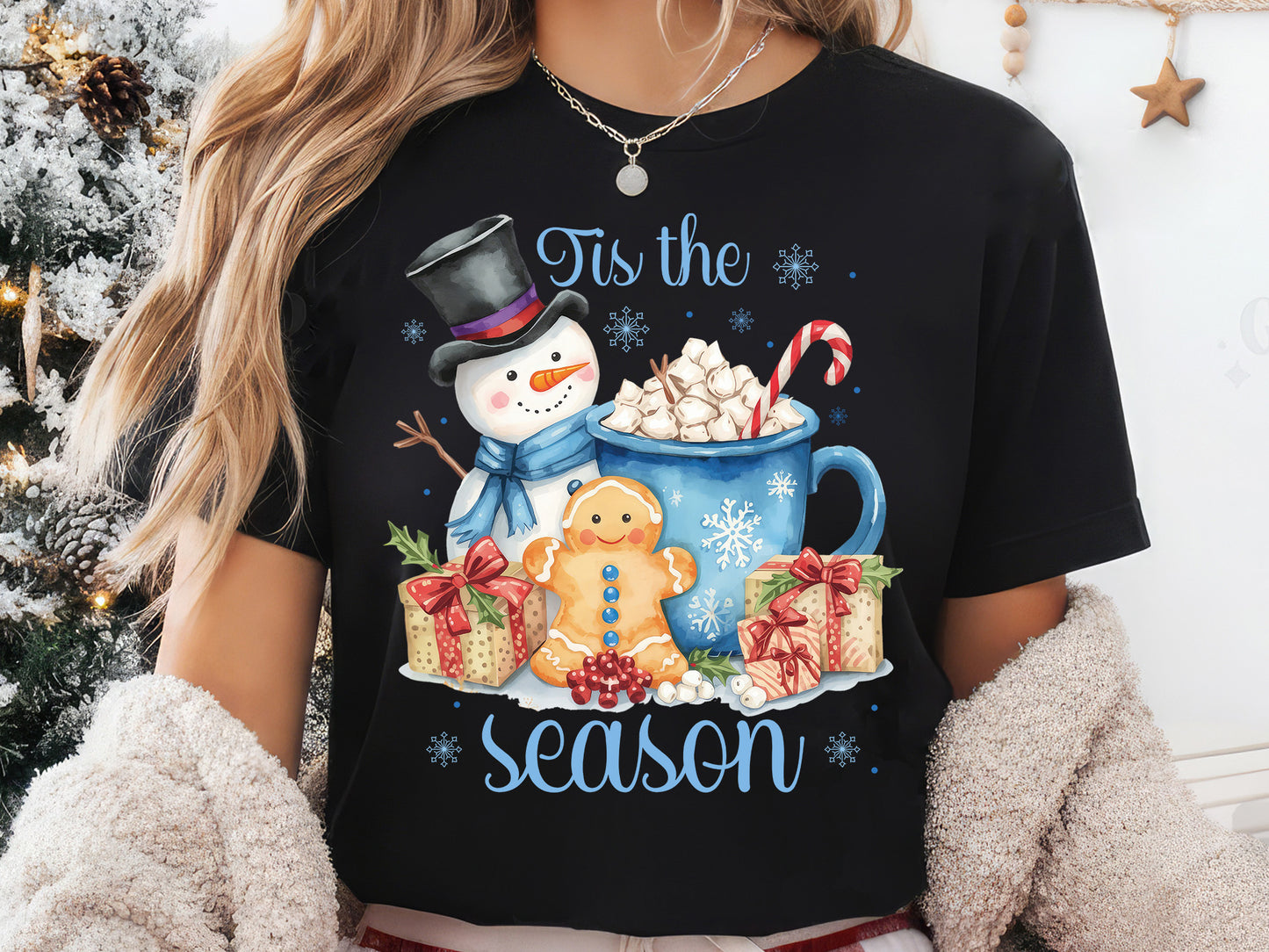 Tis the Season, Snowman Christmas Sublimation