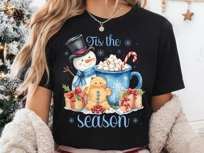 Tis the Season, Snowman Christmas Sublimation