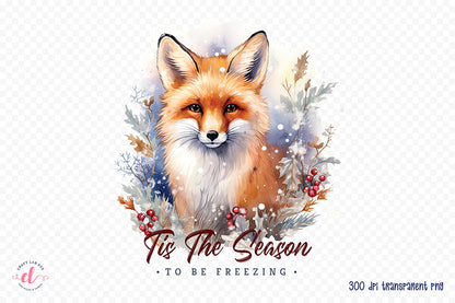 Tis the Season to Be Freezing, Winter Sublimation T Shirt