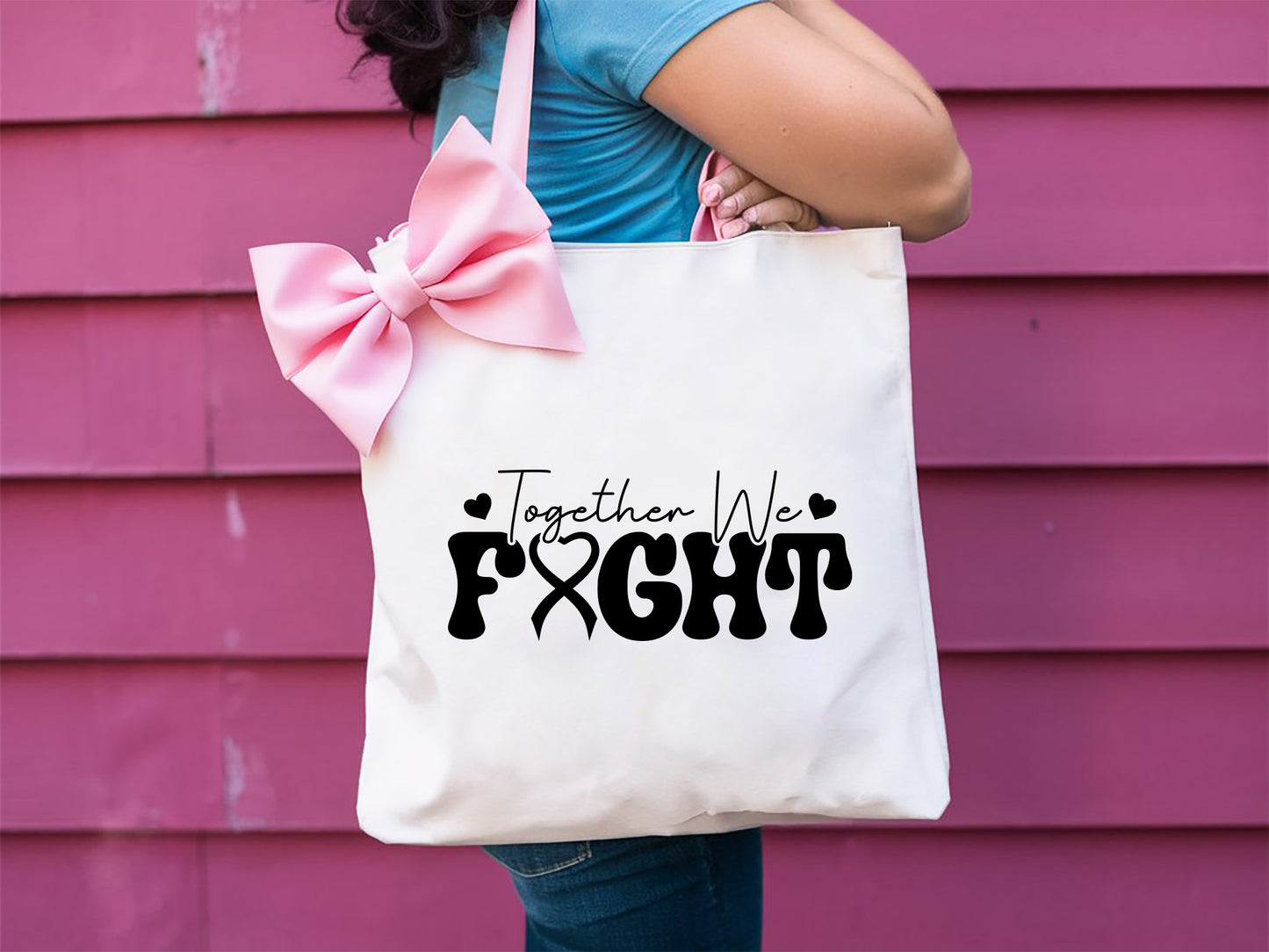 Together We Fight - Breast Cancer Awareness SVG