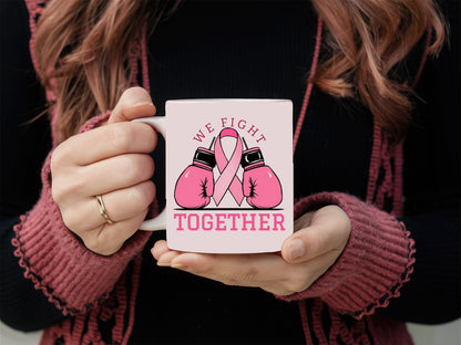 Together We Fight - Breast Cancer Sublimation PNG