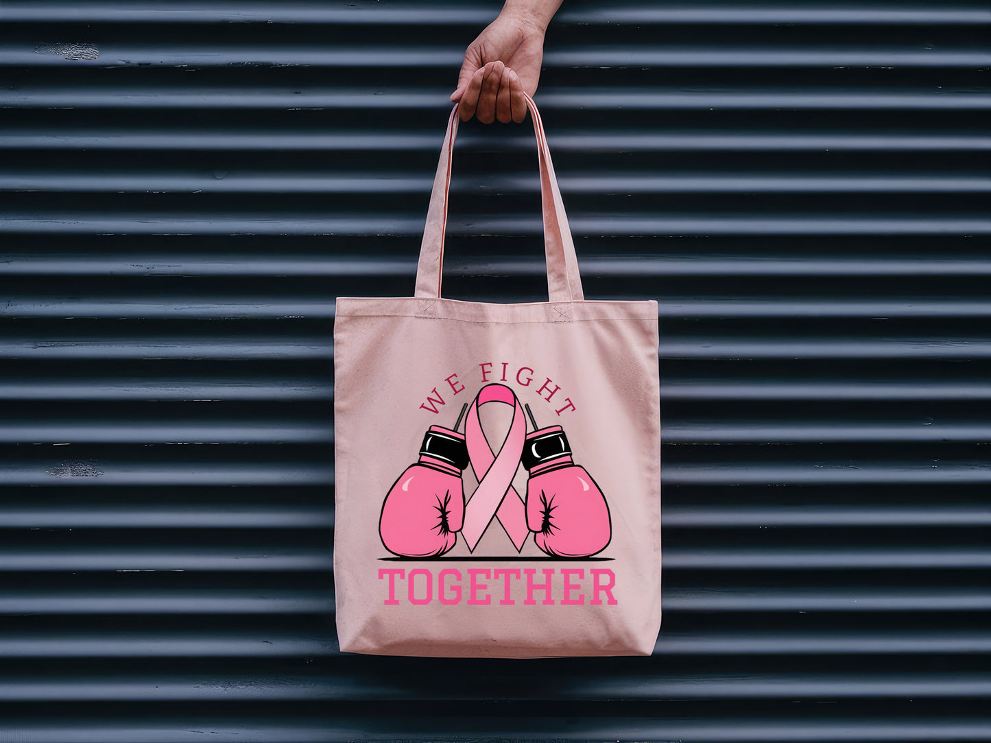 Together We Fight - Breast Cancer Sublimation PNG