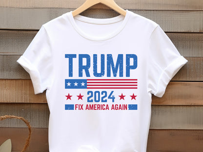 Trump 2024 Fix America Again PNG Sublimation