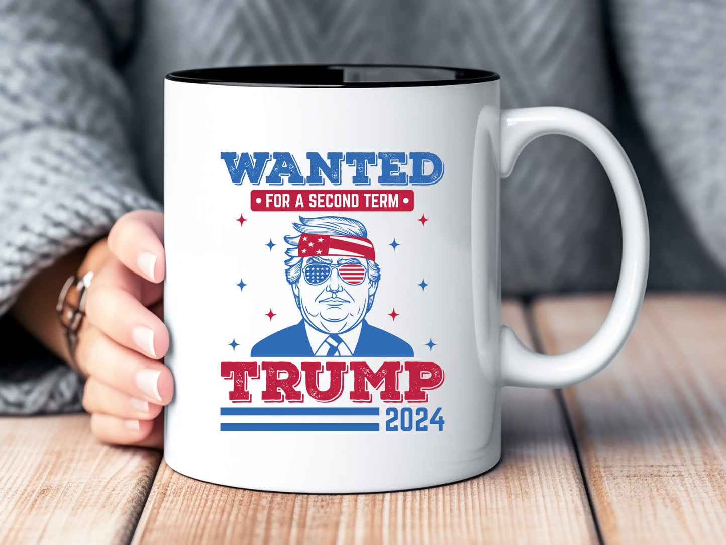 Trump Wanted for A Second Term 2024 PNG Sublimation