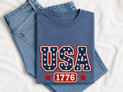 USA 1776 Faux Yarn PNG Sublimation Print