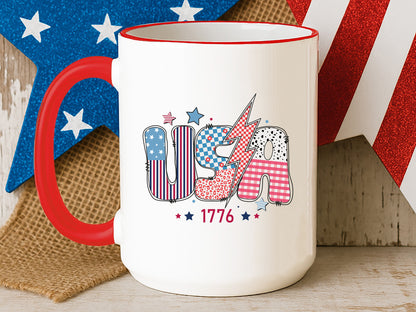 USA 1776, Retro 4th of July Sublimation