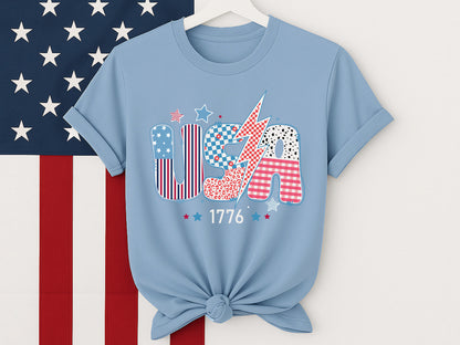 USA 1776, Retro 4th of July Sublimation