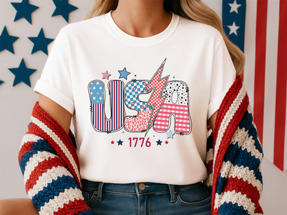 USA 1776, Retro 4th of July Sublimation