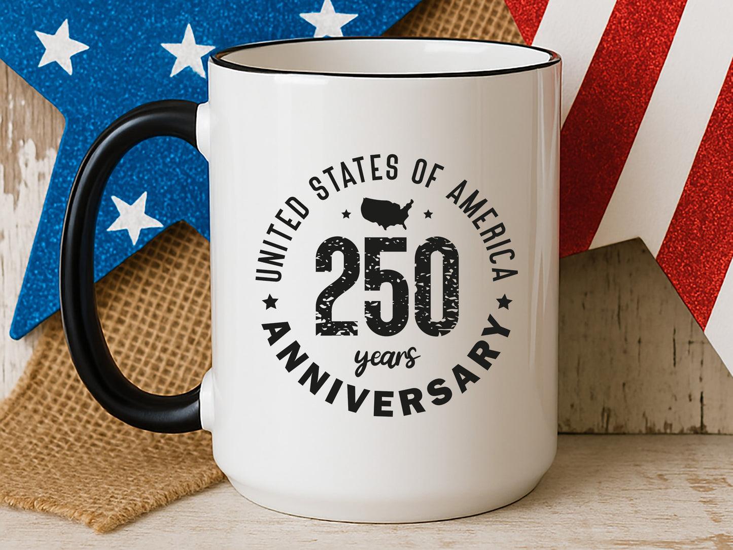 USA 250 Years Anniversary SVG Vector