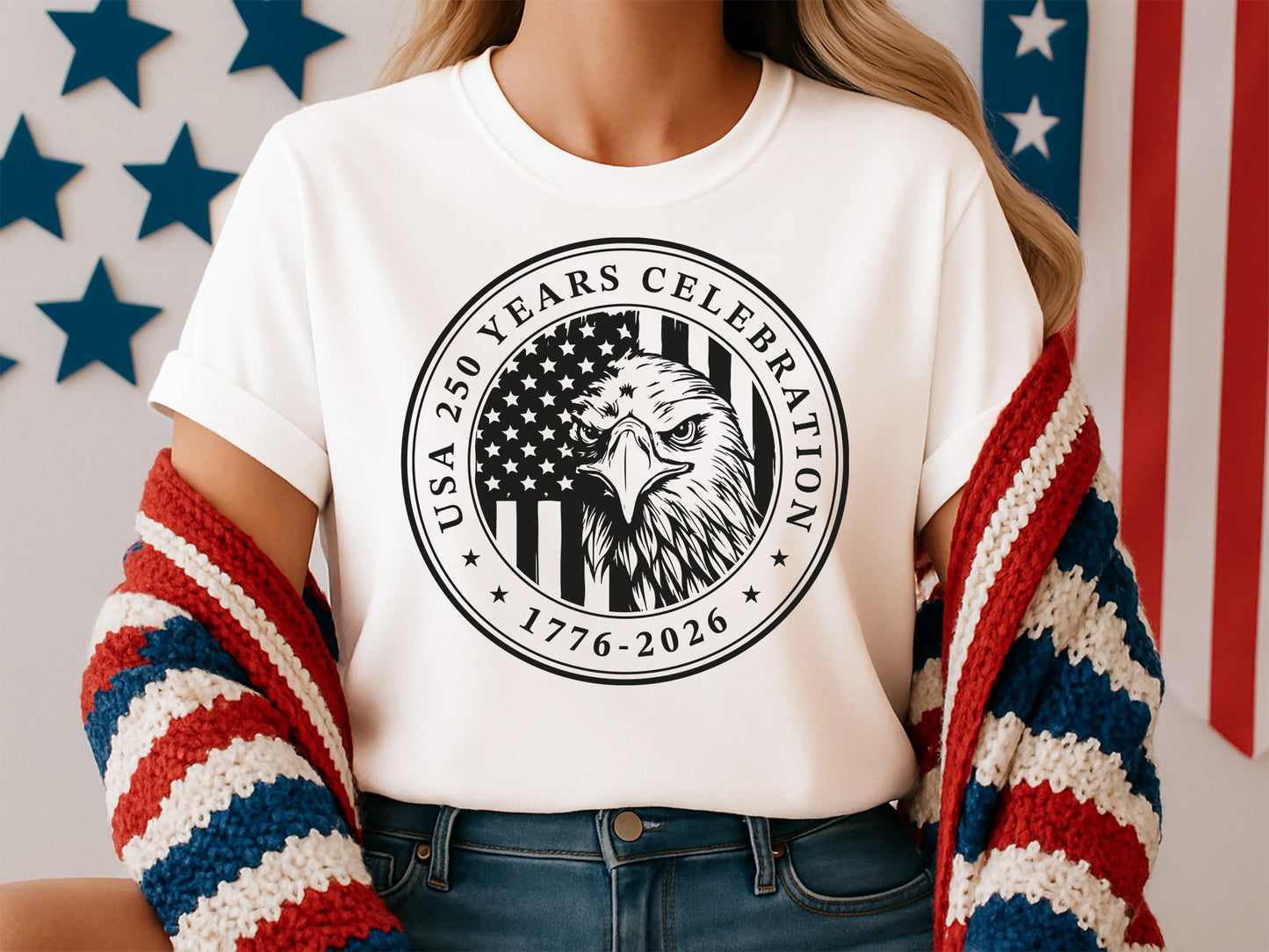 USA 250 Years Celebration SVG Design