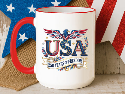 USA 250 Years of Freedom PNG Sublimation