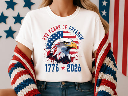 USA 250 Years of Freedom PNG Sublimation