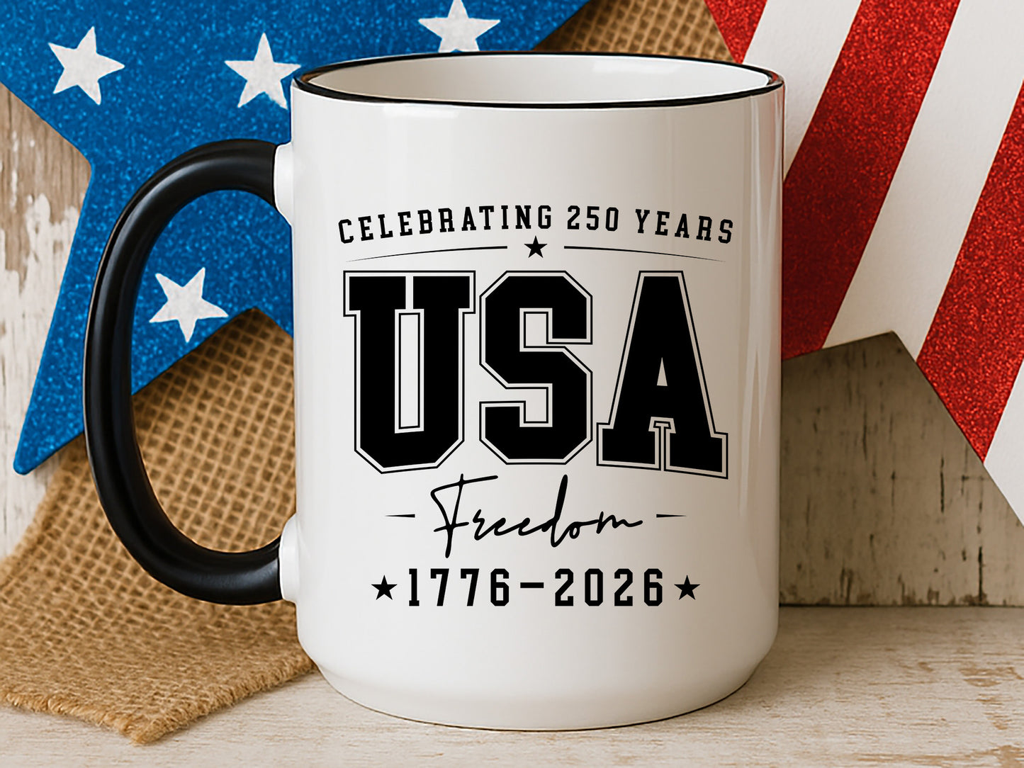 USA 250 Years of Freedom SVG Design