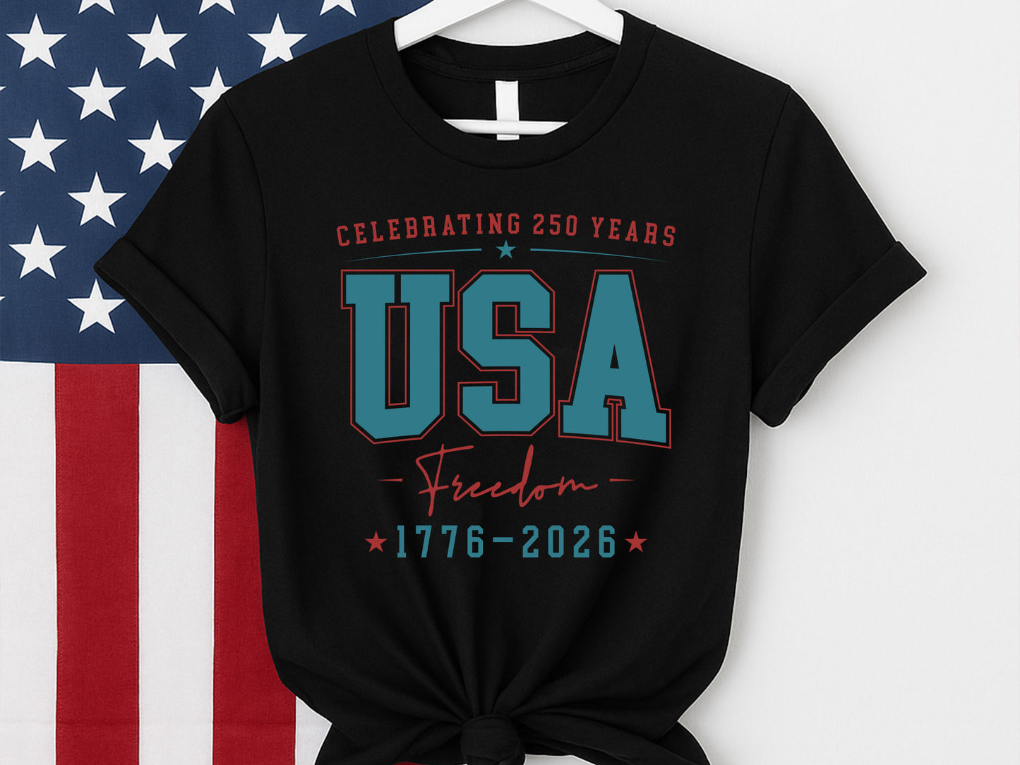 USA 250 Years of Freedom SVG Design
