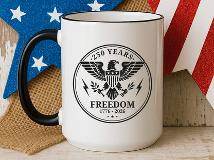 USA 250 Years of Freedom SVG Vector