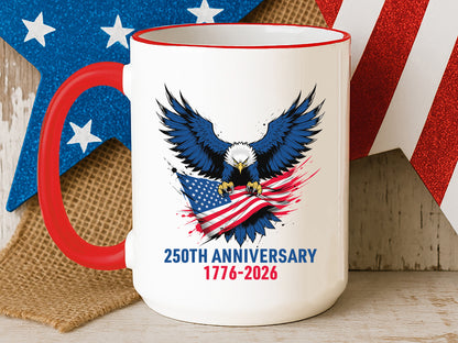 USA 250th Anniversary Eagle Sublimation PNG