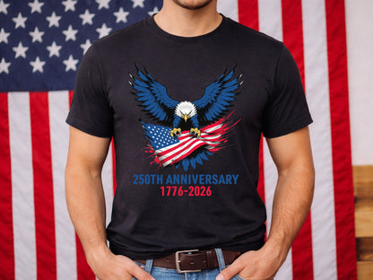 USA 250th Anniversary Eagle Sublimation PNG