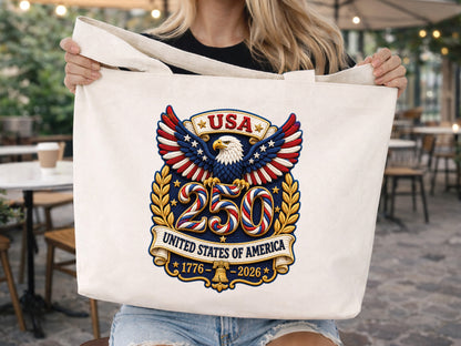 USA 250th Anniversary Faux Yarn PNG Design