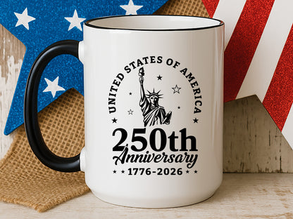 USA 250th Anniversary Statue SVG Design