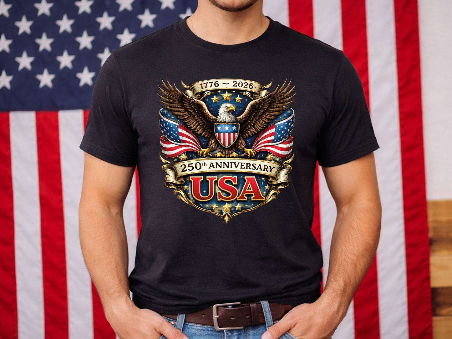 USA 250th Anniversary Sublimation Print PNG