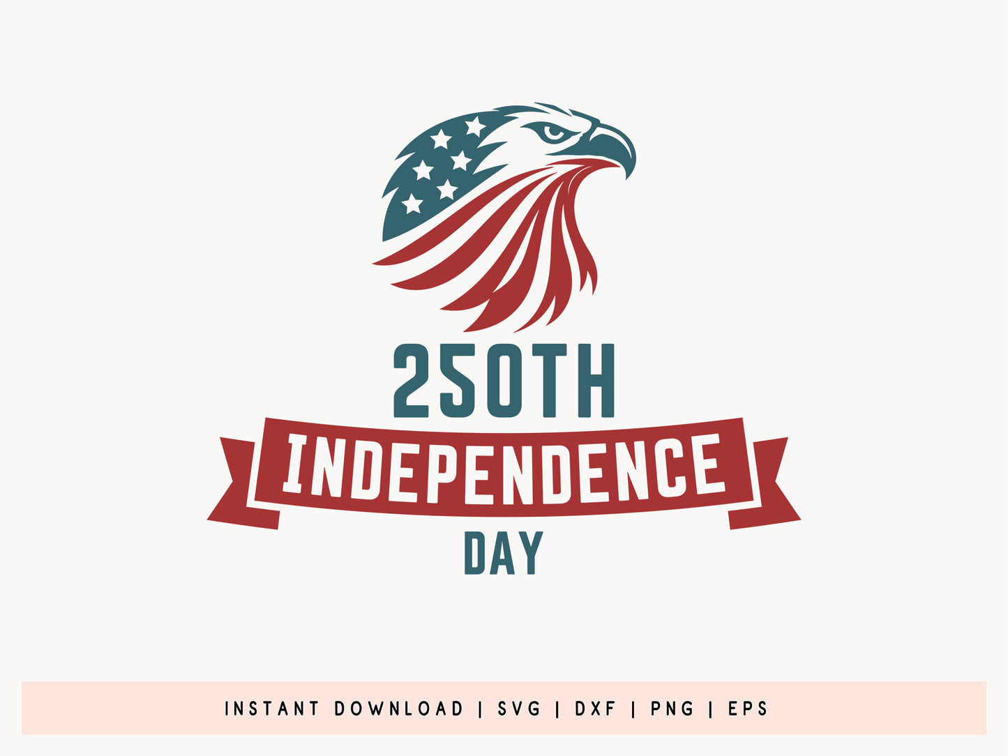 USA 250th Independence Day SVG Vector