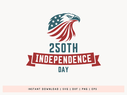 USA 250th Independence Day SVG Vector