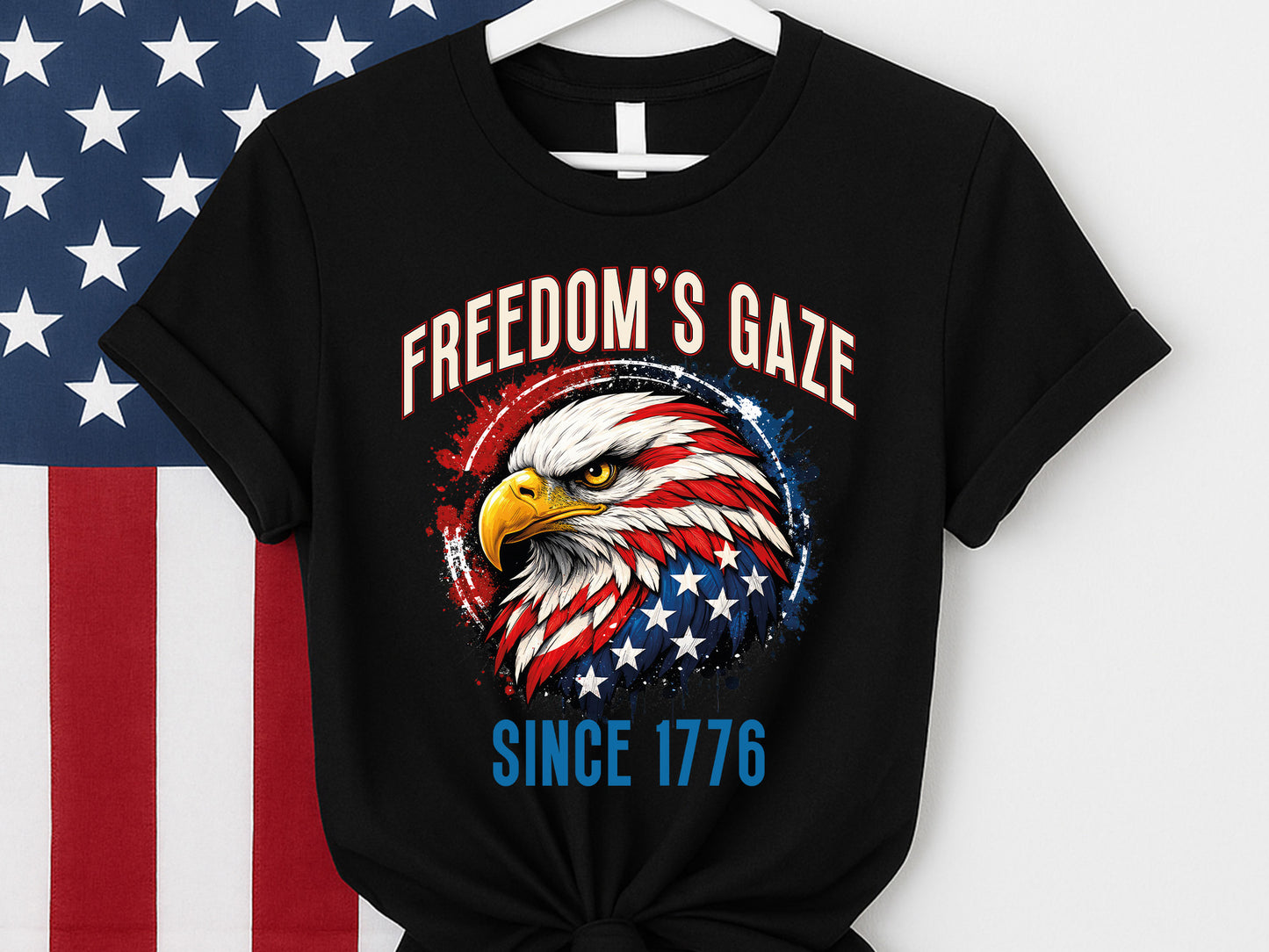 USA Eagle 250th Anniversary Sublimation PNG