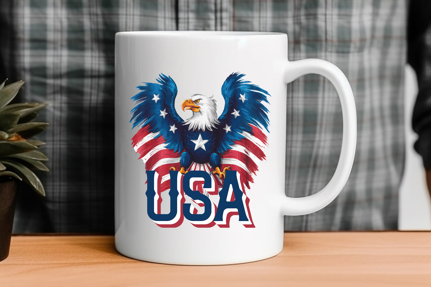 USA, Eagle 4th of July Sublimation PNG