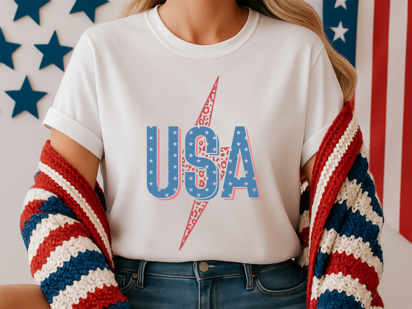 USA, Fourth of July SVG File for Cricut